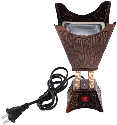 Electric Plug-In Incense Burner with Arabic Design