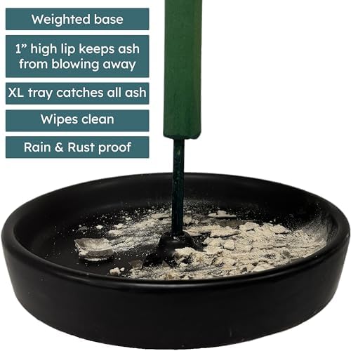 W4W Mosquito Stick Holder - Ceramic Outdoor Indoor Use
