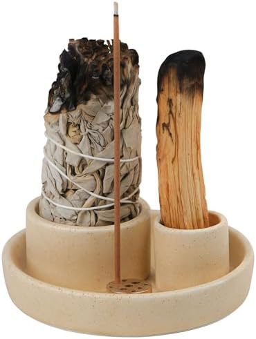 4 in 1 Incense Holder with Ash Catcher Tray