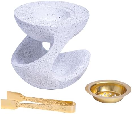 Frankincense Incense Burner with Tong for Yoga and Spa 1