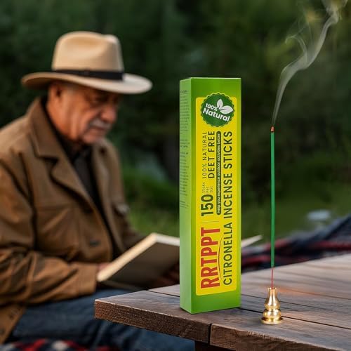 Citronella Incense Sticks 150 Count Natural Oils