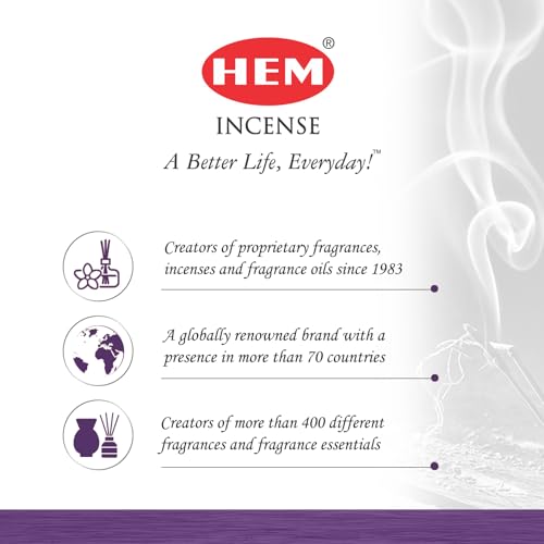 HEM Incense - Box of Six 20 Gram Tubes