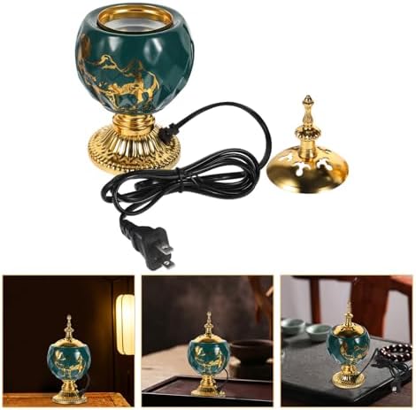 Bakhoor Electric Incense Burner - Green Middle Eastern Style