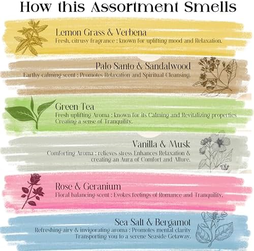 Raajsee Organic Incense Sticks - 120 Sticks with Holder