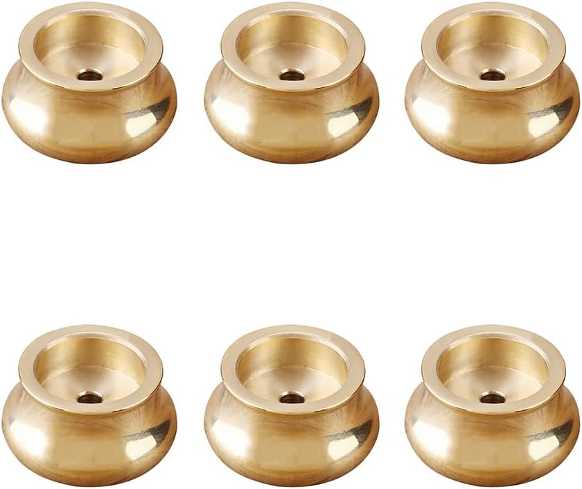 ZYAMY 6PCS Brass Incense Holders Mini Cone Burner