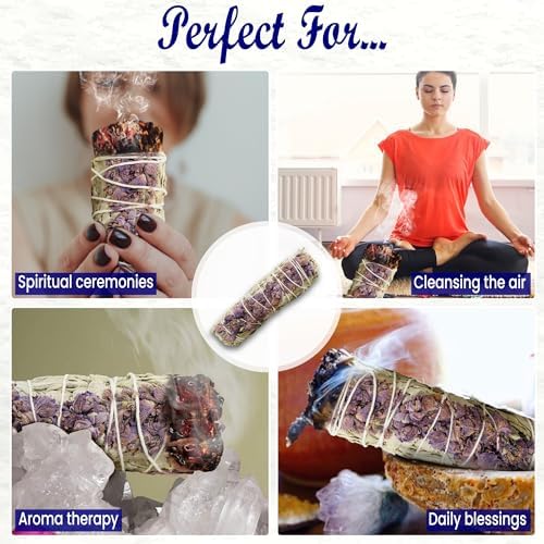 Lavender White Sage Incense Sticks for Cleansing and Calming