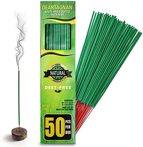 DEARTAGNAN Mosquito Repellent Incense Sticks 50 Pieces