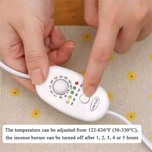 Electric Resin Burner with Timer for Home and Office Use