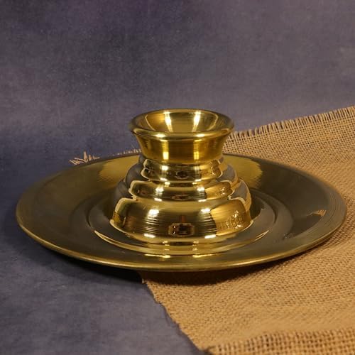 Putrika Brass Kapoor Karpoor Aarti Stand Burner