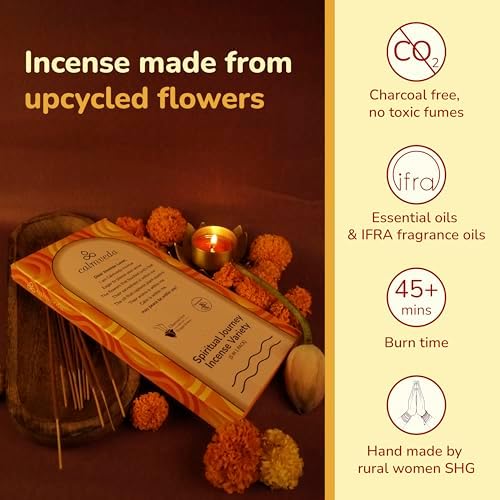 Natural Incense Sticks Variety Pack - 5 Sacred Scents