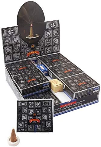 Satya Nag Champa Super Hit Incense Cones Box 12 Packs