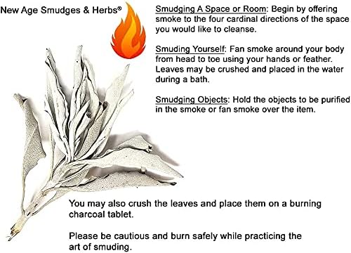 Pack of 3 Premium California White Sage Incense Sticks 4 Inches
