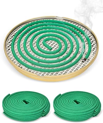 Elmeplh Mosquito Repellent Coils - 20 Coils with Stand