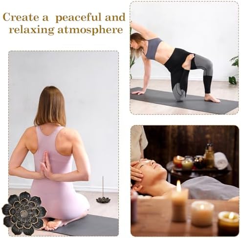 6 Pcs Lotus Incense Holders for Home Yoga Sauna SPA