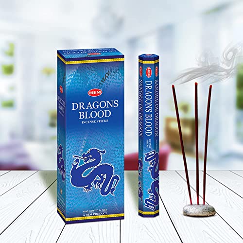HEM Dragons Blood Incense Sticks 120 Count Gift Set