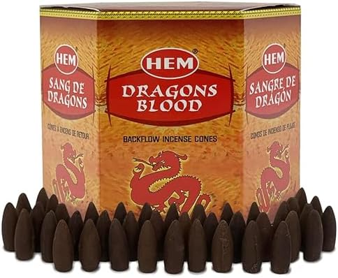 Dragons Blood Incense Cones for Aromatic Smoke Fountain