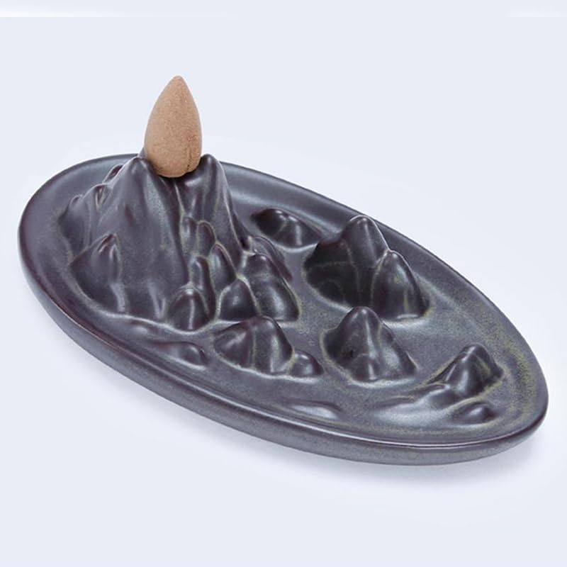 Yeehtech Incense Burner Ceramic Backflow Censer Holder