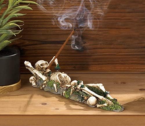 Skeleton Incense Burner Holder Collector