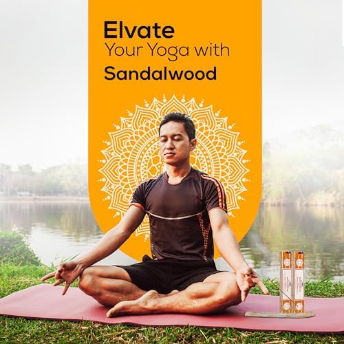 Satya Sandalwood Incense Sticks 180gm with Holder Bundle