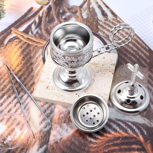 Yawlsow Silver Incense Burner Holder