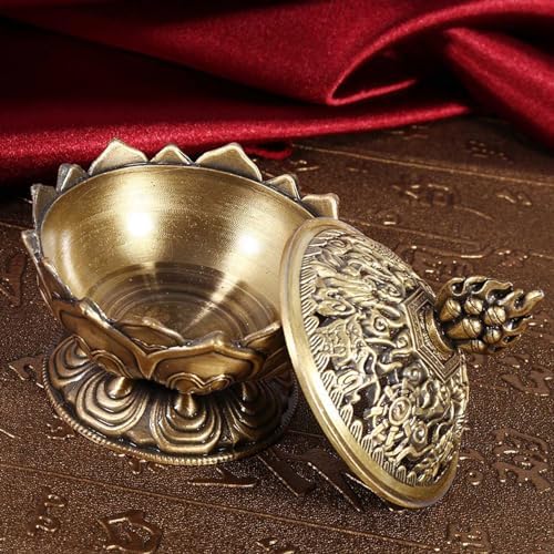 Vintage Style Bronze Incense Holder for Home Decoration