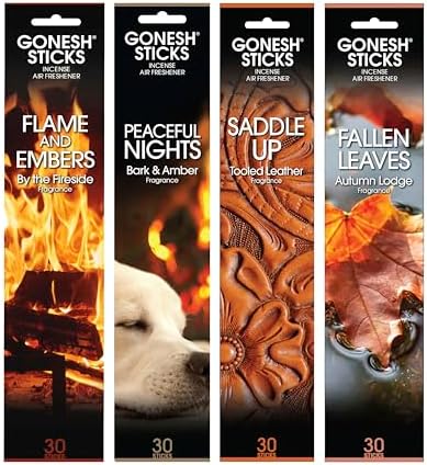 Gonesh Scents of Fall Incense Sticks Variety Pack