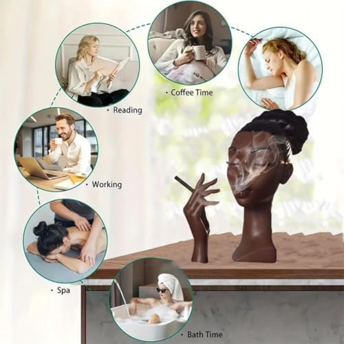 Sophisticated Elegant Head Incense Burner Design