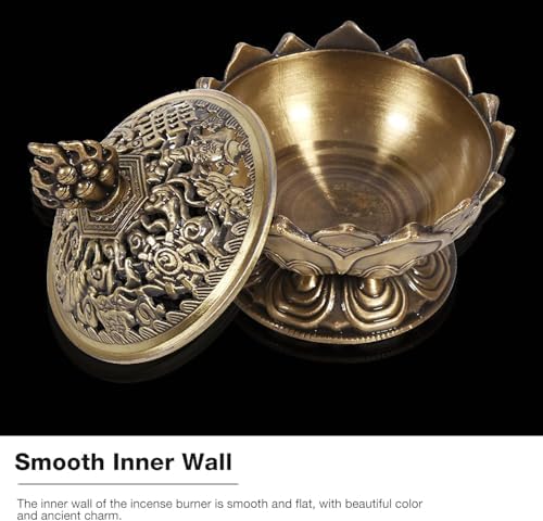 Vintage Style Bronze Incense Holder for Home Decoration