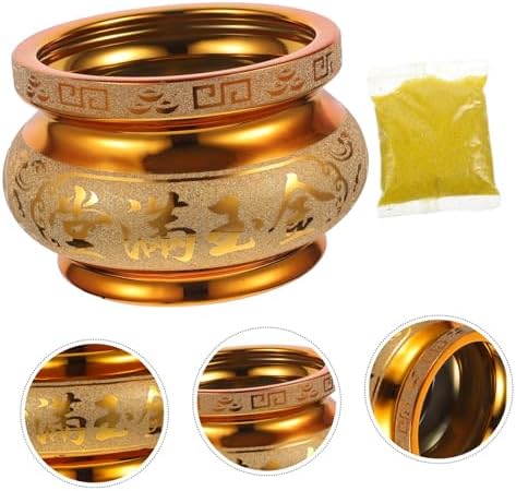 Amosfun Buddha Ceramic Incense Burner for Home and Meditation