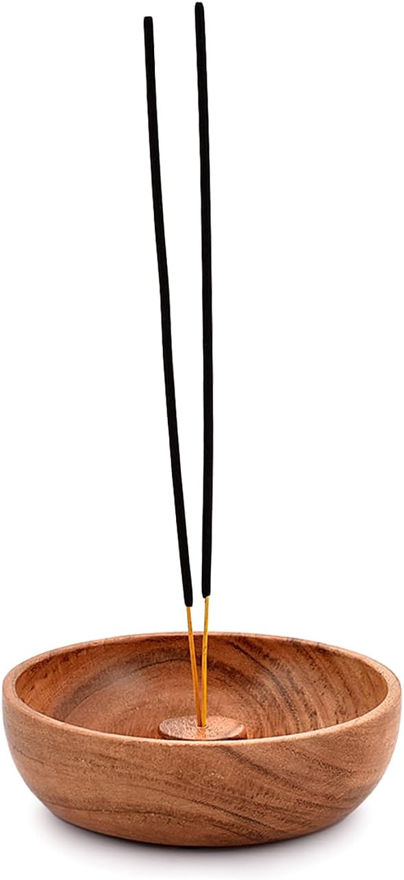 Samhita Acacia Wood Incense Stick Holder