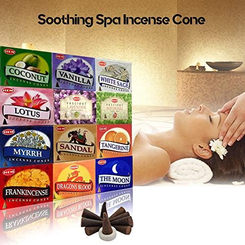 HEM Assorted Incense Cones - 120 Total