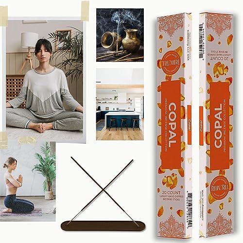 TRUMIRI Copal Incense Sticks - 40 Sticks Dual Pack