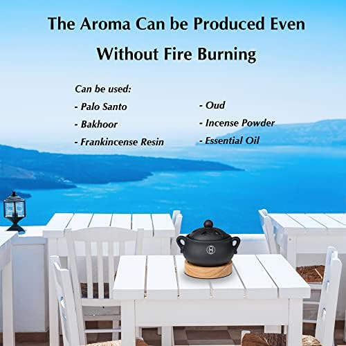 Electric Incense Burner with Timer and Safety Features