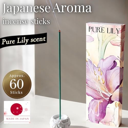Luxury Japanese Incense Sticks 60pcs Aromatherapy Set
