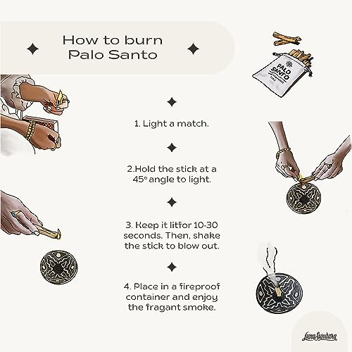 Luna Sundara Palo Santo Sticks 100g Authentic Smudge Sticks