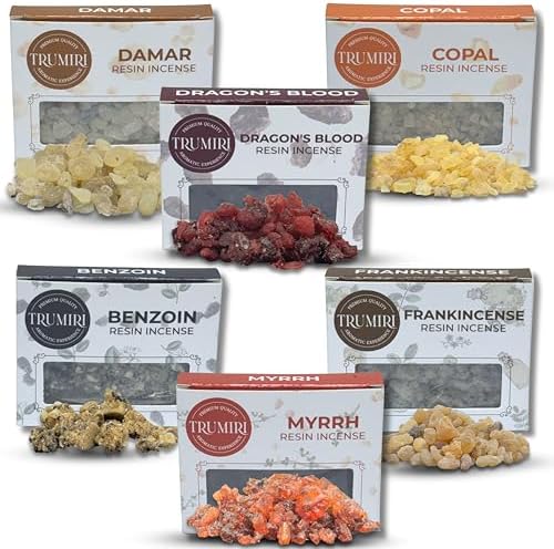 Trumiri Resin Incense Variety Pack 6x30g