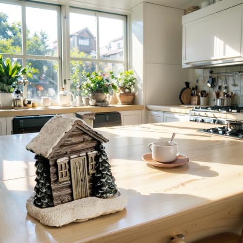 Log Cabin Incense Burner with 2 Cones
