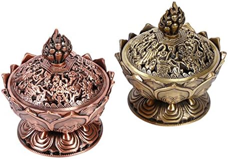 Milltrip Bronze Incense Cone Holder with Antique Design