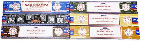 Satya Set of 6 Natural Incense Sticks