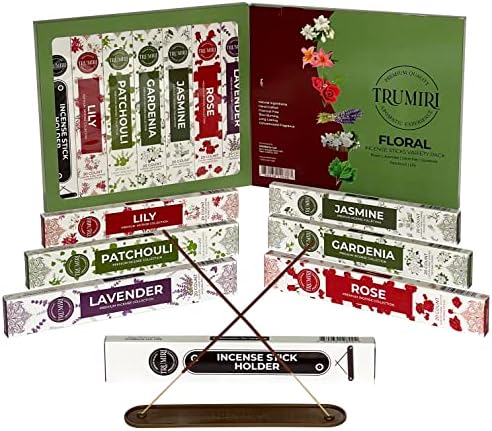 Floral Incense Sticks Variety Pack - 120 Count