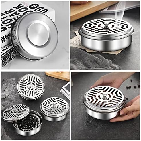 BO SHER 4 Portable Mosquito Coil Holder with Handle