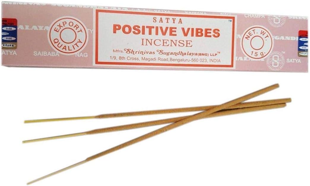 Satya Positive Vibes Incense Sticks Pack of 3