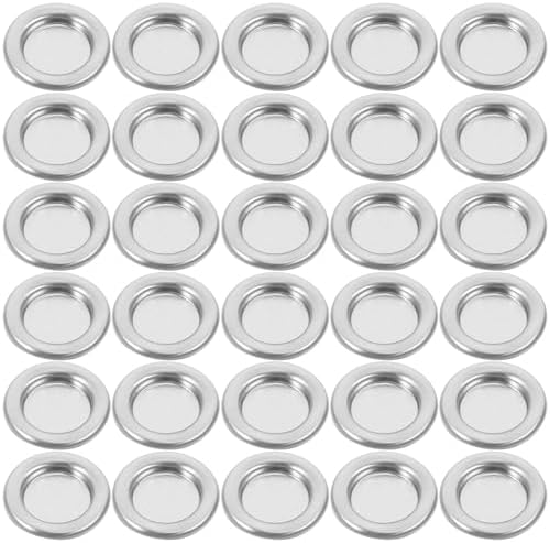 STOBAZA 50pcs Metal Incense Cone Tray for Bedroom Yoga Studio and Sauna Decor