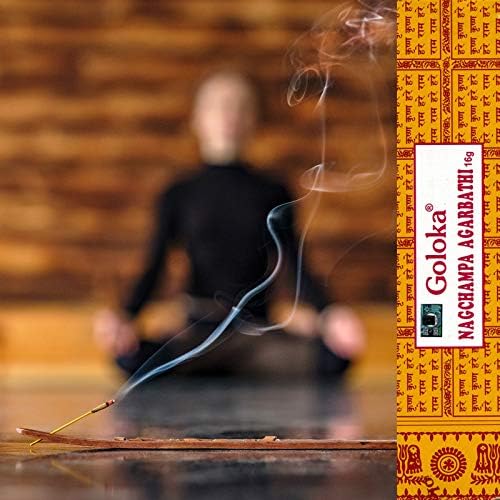 GOLOKA Nag Champa Incense 250 GM Box Natural