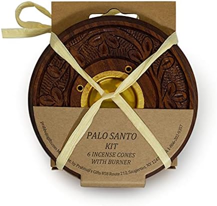 Palo Santo Incense Cones with Burner Kit - 6 Cones