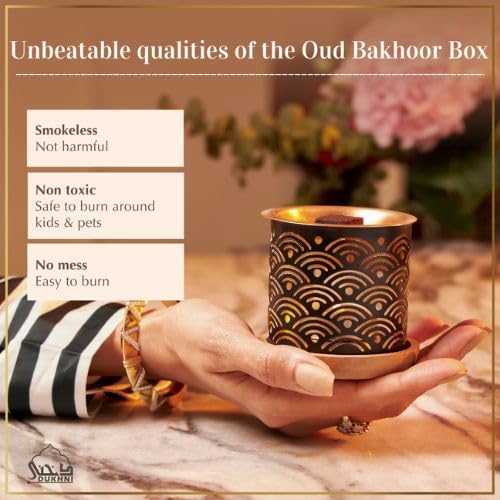 Dukhni Oud Bakhoor Variety Box with Burner