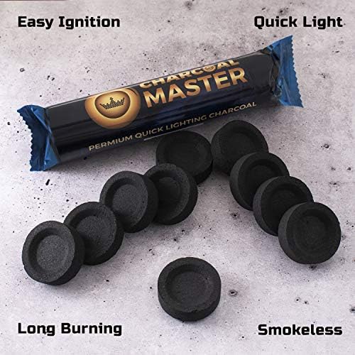 Quick Light Charcoal Tablets for Incense - Set of 100