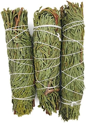 Cedar Incense Wands 3 Pack 4 Inch Smudge Sticks
