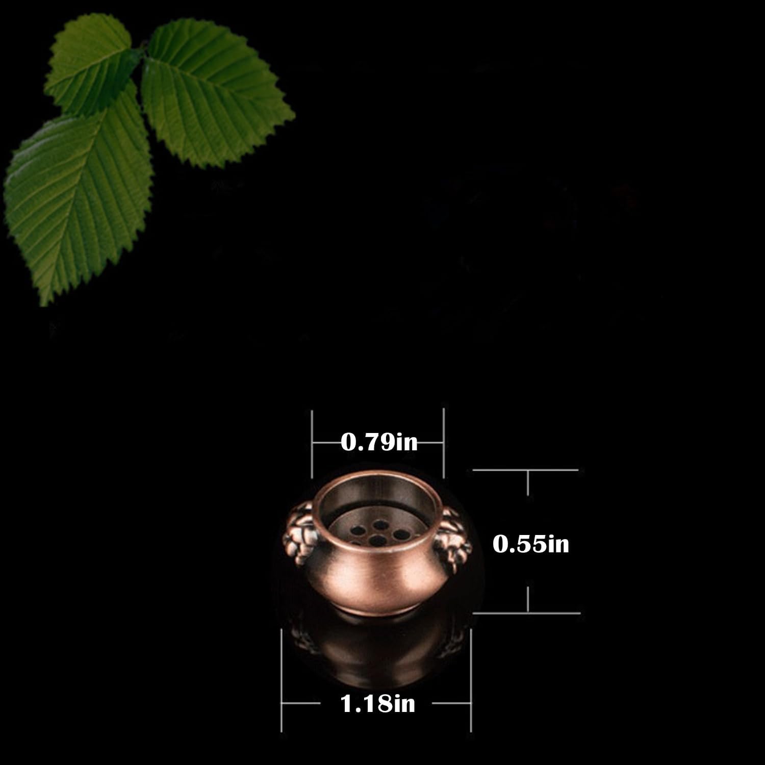 Copper Incense Burner Holder for Joss Stick Tower Incense Coil