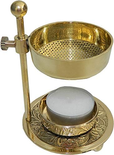 Adjustable Incense Burner - Charcoal Free Brass